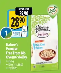 Albert Nature's Promise Free from Bio Ovesné vločky nabídka