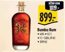 Albert Bumbu Rum nabídka