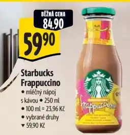 Albert Starbucks Frappuccino nabídka