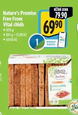 Albert Nature’s Promise Free from Vital chléb nabídka
