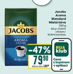 Billa Jacobs Aroma Standard Mletá káva nabídka