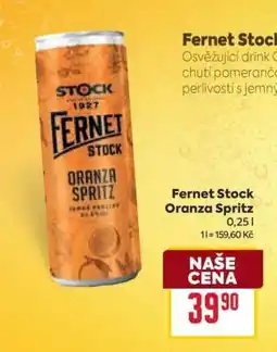 Billa Fernet Stock Oranza Spritz nabídka
