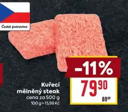 Billa Kuřecí mletý steak nabídka