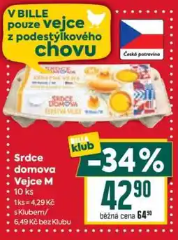 Billa Srdce domova Vejce M nabídka