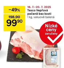 Tesco Tesco Vepřová pečeně bez kosti nabídka