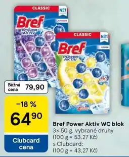 Tesco Bref Power Aktiv WC blok nabídka