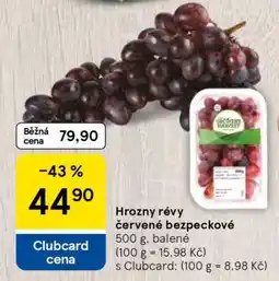 Tesco Hrozny révy červené bezpeckové nabídka