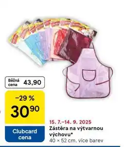 Tesco Zástěra na výtvarnou výchovu nabídka