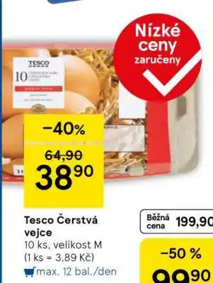 Tesco Tesco Čerstvá vejce nabídka