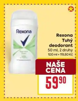 Billa Rexona Tuhý deodorant nabídka
