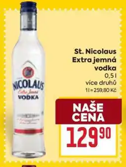 Billa St. Nicolaus Extra jemná vodka nabídka