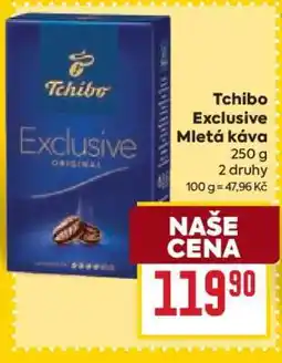 Billa Tchibo Exclusive mletá káva nabídka