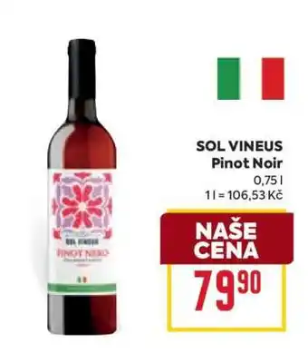 Billa SOL VINEUS Pinot Noir nabídka
