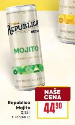 Billa Republica Mojito nabídka