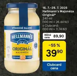 Tesco Hellmann's Majonéza Original nabídka