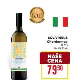 Billa SOL VINEUS Chardonnay nabídka