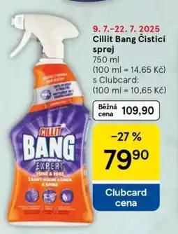 Tesco Cillit Bang Čisticí sprej nabídka