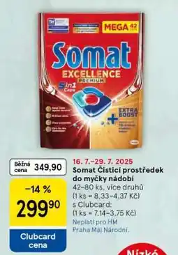 Tesco Somat Čisticí prostředek do myčky nádobí nabídka