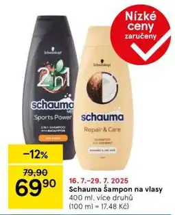 Tesco Schauma Šampon na vlasy nabídka