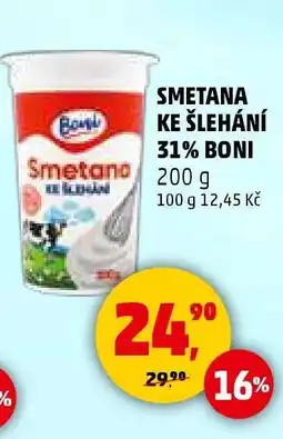 Penny Market SMETANA KE ŠLEHÁNÍ 31% BONI nabídka