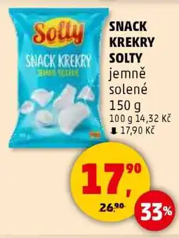 Penny Market SNACK KREKRY SOLTY nabídka