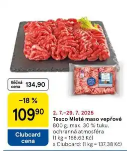 Tesco Tesco Mleté maso vepřové nabídka