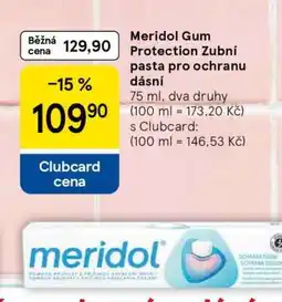 Tesco Meridol Gum Protection Zubní pasta pro ochranu dásní nabídka