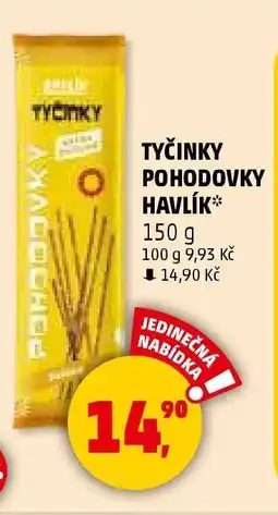 Penny Market TYČINKY POHODOVKY HAVLÍK nabídka