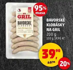 Penny Market BAVORSKÉ KLOBÁSKY NA GRIL nabídka