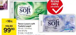 Tesco Tesco Luxury soft Toaletní papír nabídka
