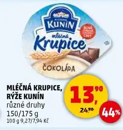 Penny Market MLÉČNÁ KRUPICE, RÝŽE KUNÍN nabídka