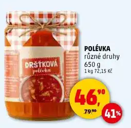 Penny Market POLÉVKA různé druhy nabídka