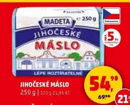 Penny Market Jihočeské máslo nabídka