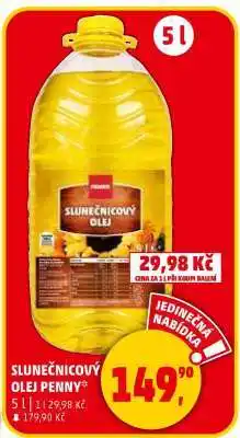 Penny Market SLUNEČNICOVÝ OLEJ PENNY nabídka