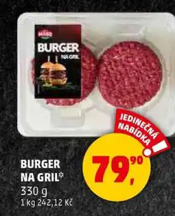 Penny Market BURGER NA GRIL nabídka