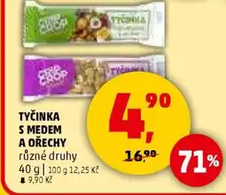 Penny Market Tyčinka s medem a ořechy nabídka