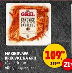 Penny Market MARINOVANÁ KRKOVICE NA GRIL nabídka