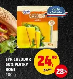 Penny Market SÝR CHEDDAR 50% PLÁTKY BONI nabídka