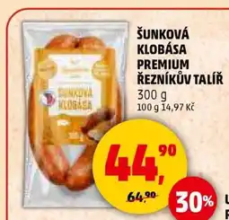 Penny Market Šunková klobása Premium Řezníkův talíř nabídka