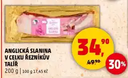 Penny Market ANGLICKÁ SLANINA V CELKU ŘEZNÍKŮV TALÍŘ nabídka