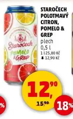 Penny Market Staročech Polotmavý Citron, Pomelo & Grep nabídka