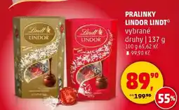 Penny Market PRALINKY LINDOR LINDT nabídka