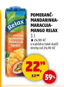 Penny Market POMERANČ-MANDARINKA-MARACUJA-MANGO RELAX nabídka