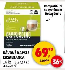 Penny Market KÁVOVÉ KAPSLE CASABLANCA nabídka