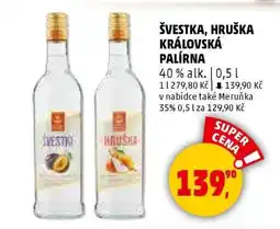 Penny Market ŠVESTKA, HRUŠKA KRÁLOVSKÁ PALÍRNA nabídka