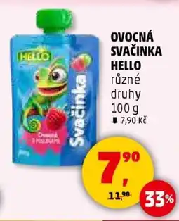 Penny Market Ovocná svačinka HELLO nabídka
