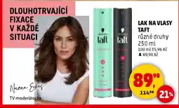Penny Market LAK NA VLASY TAFT nabídka