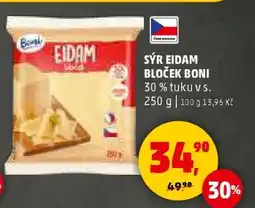 Penny Market SÝR EIDAM BLOČEK BONI nabídka