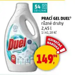 Penny Market PRACÍ GEL DUEL nabídka