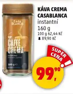 Penny Market KÁVA CREMA CASABLANCA nabídka